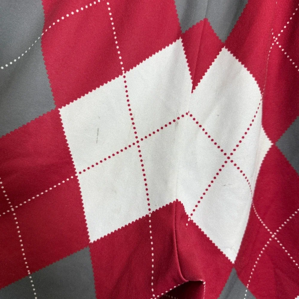 Loudmouth Alabama‎ Crimson Tide Shorts Argyle Golf Casual Size AM Medium